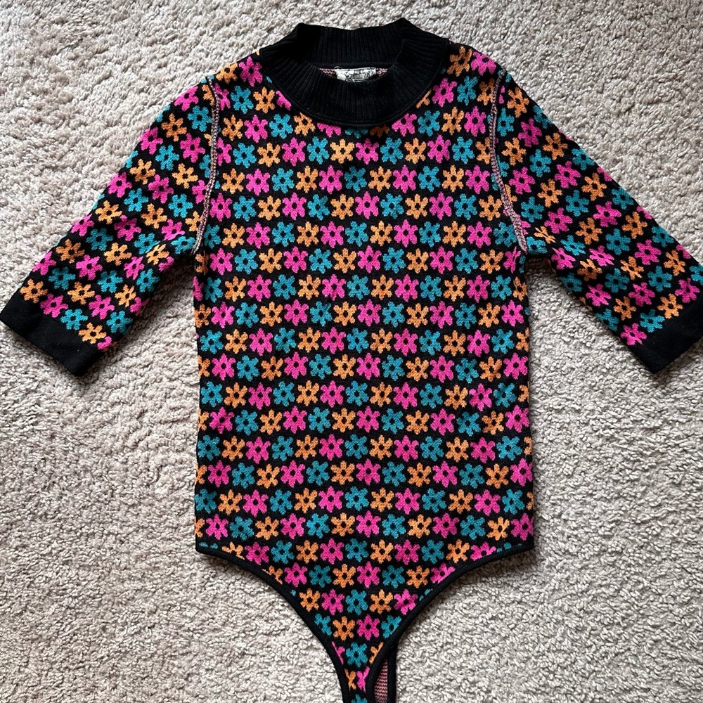 Free People bodysuit knit tops